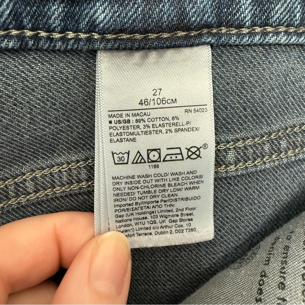 EUC🔥 Banana Republic Premium Denim High Rise Slim Jeans size 27 - Picture 4 of 6